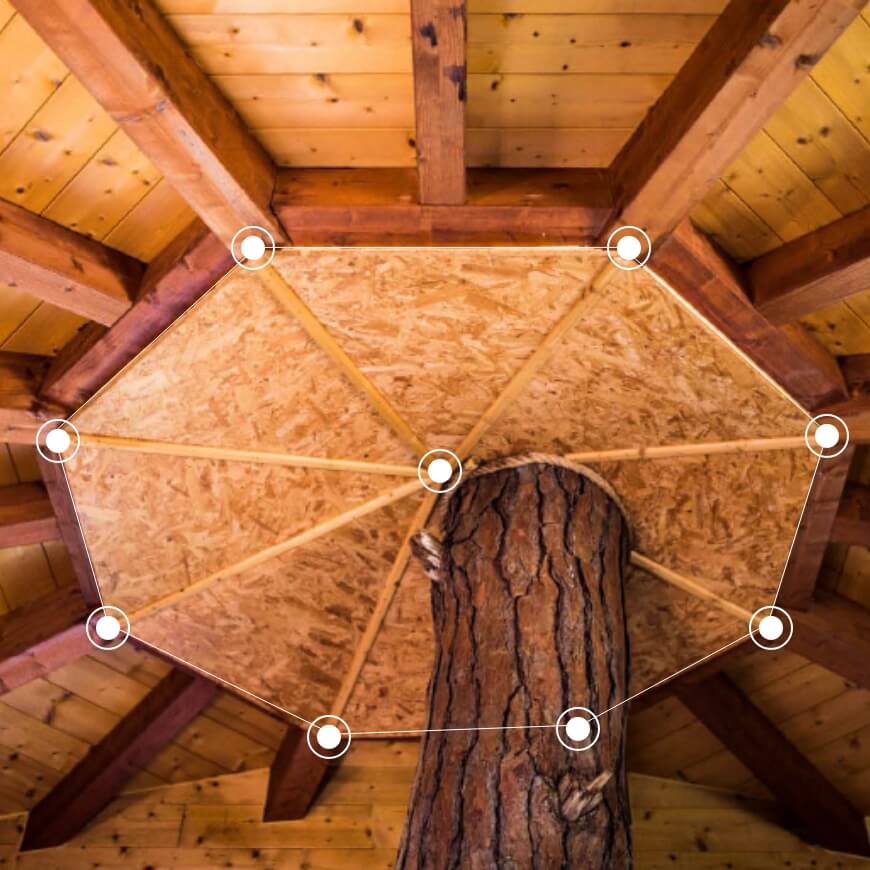 La geometria en les cabanyes als arbres de Cabanes Dosrius, una experiència única i original